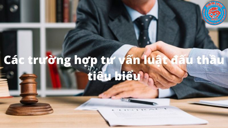 Các trường hợp tư vấn luật đấu thầu tiêu biểu